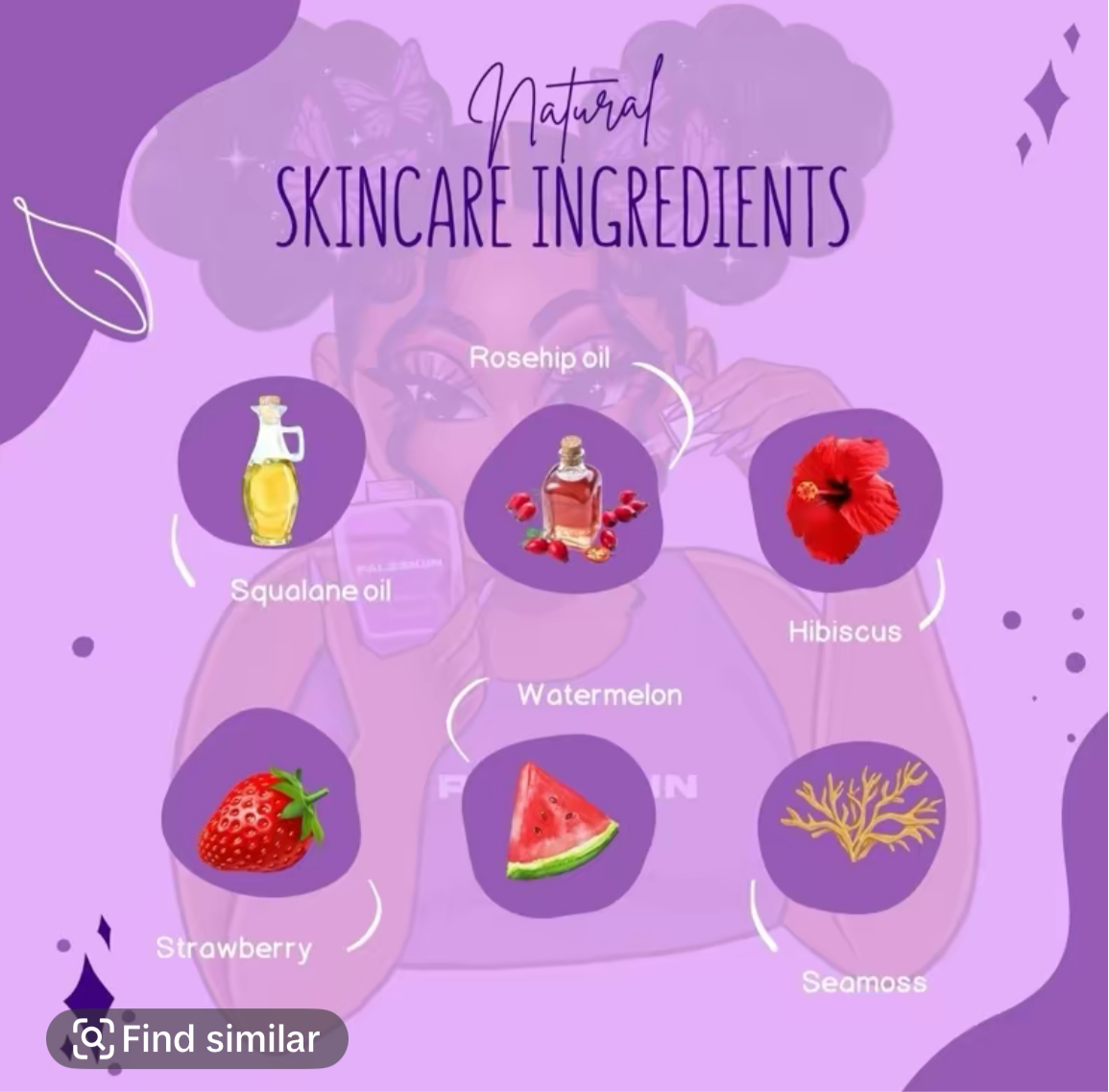 Seamoss & hibiscus infused facial oil