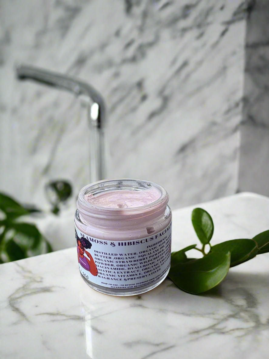 Hibiscus & sea moss face moisturizer