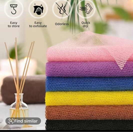 Exfoliating net cloths
