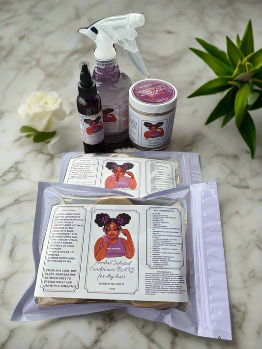 Herbal hair sets