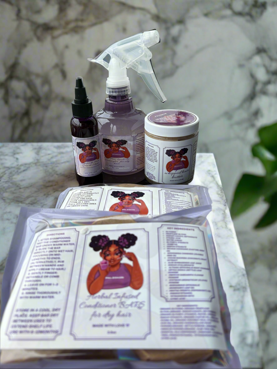 Herbal hair sets