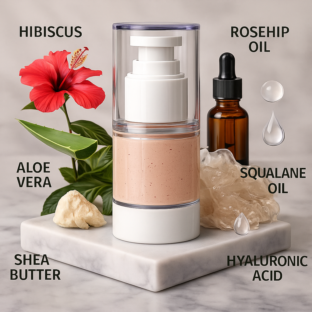 Hibiscus & sea moss face moisturizer