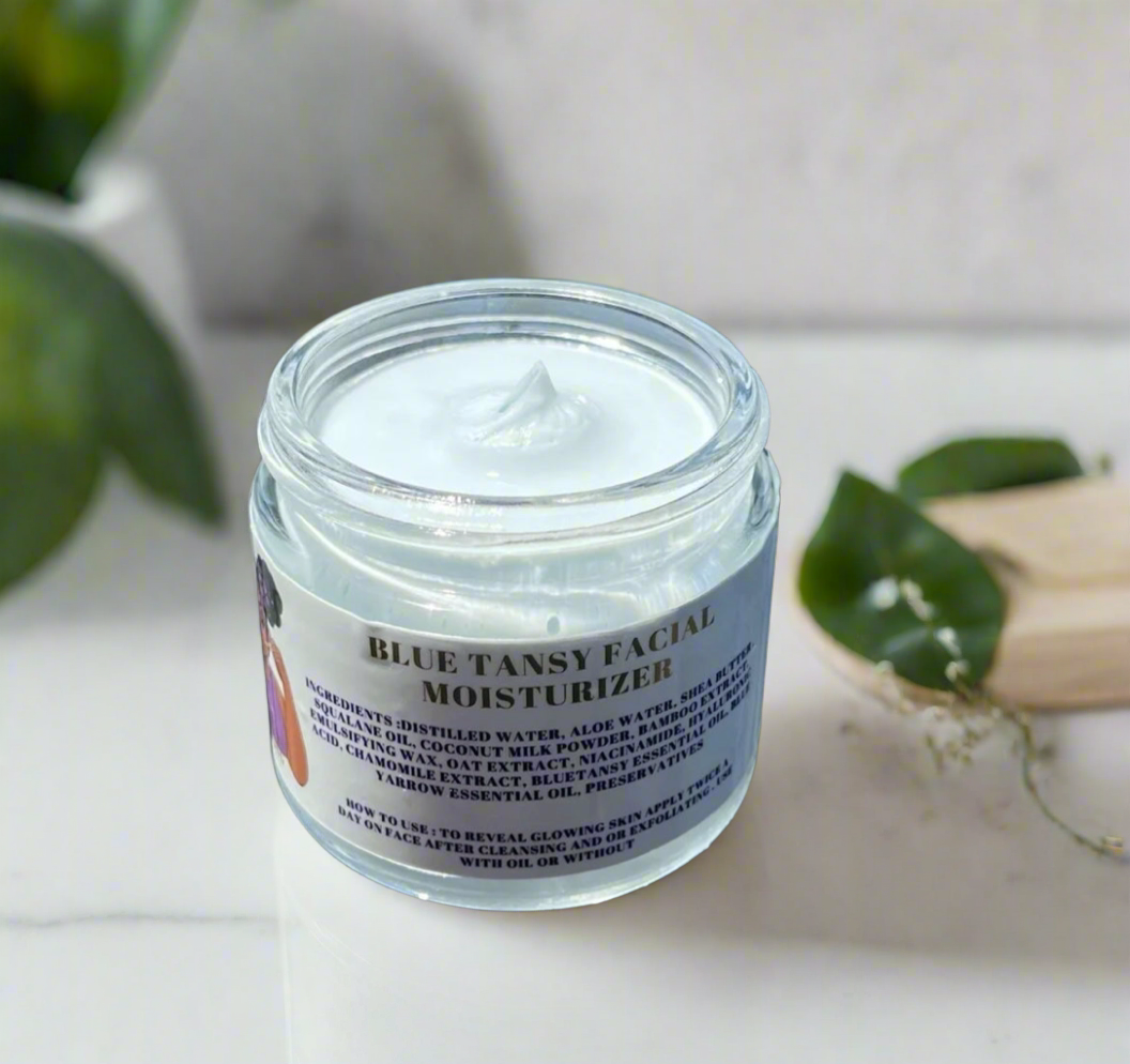 Blue tansy Infused Facial Oil  & Moisturizer Bundle