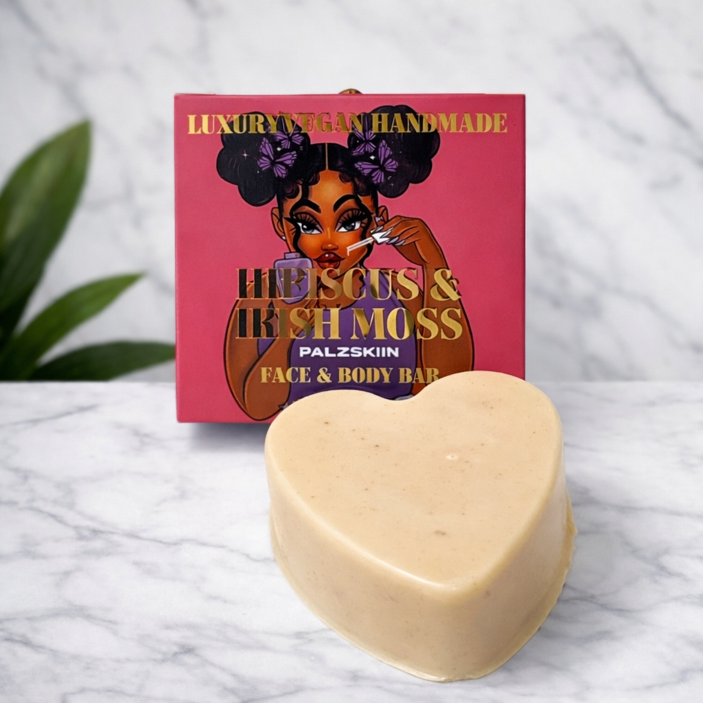 Seamoss and hibsicus soap bar