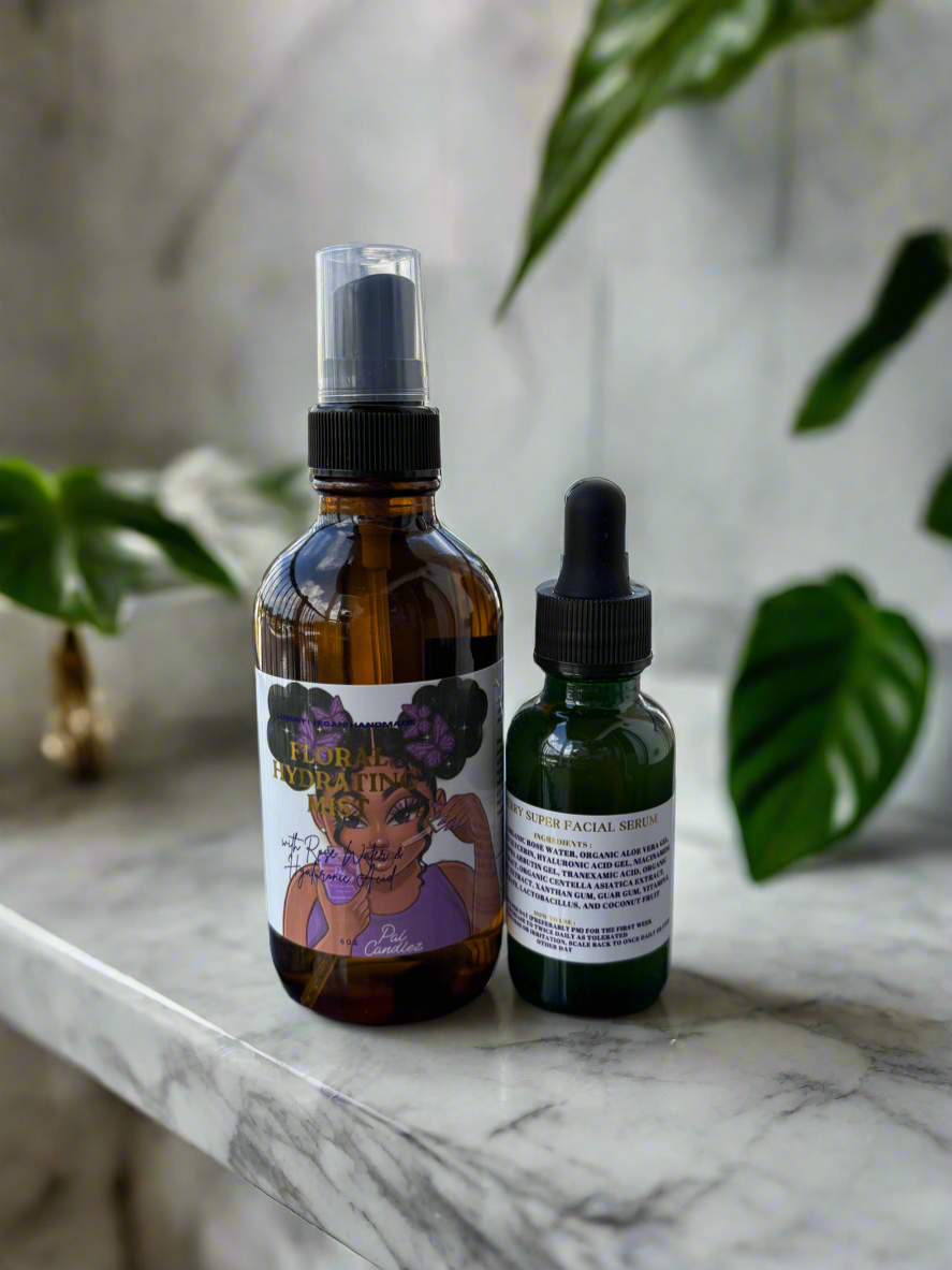 Face mist & face serum combo