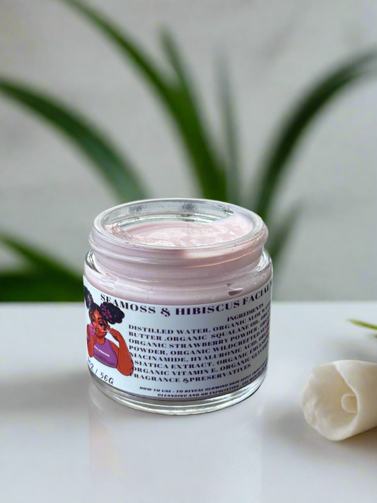 Hibiscus & sea moss face moisturizer