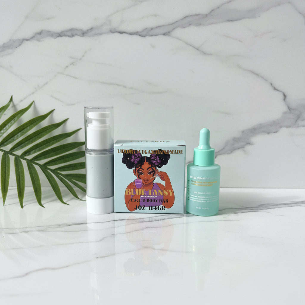 Blue tansy facial set