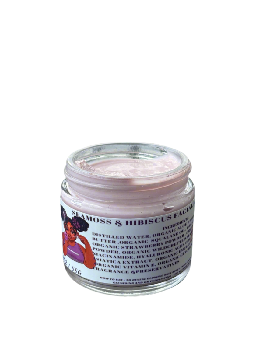 Hibiscus & sea moss face moisturizer