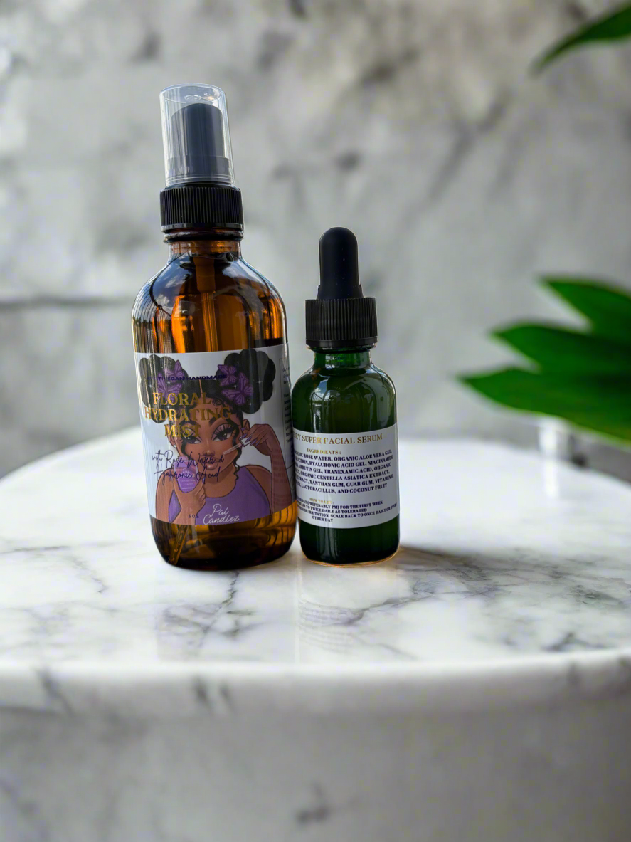 Face mist & face serum combo