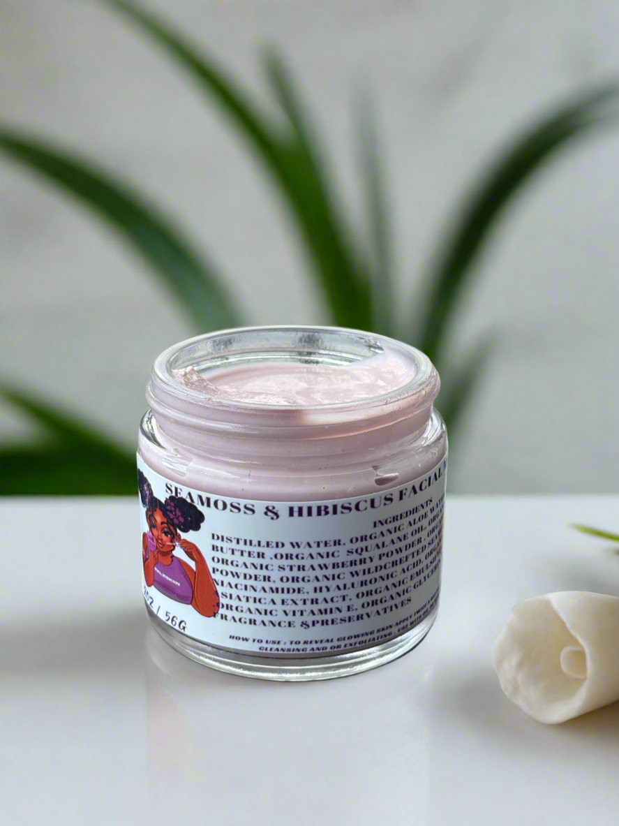 Hibiscus & sea moss face moisturizer