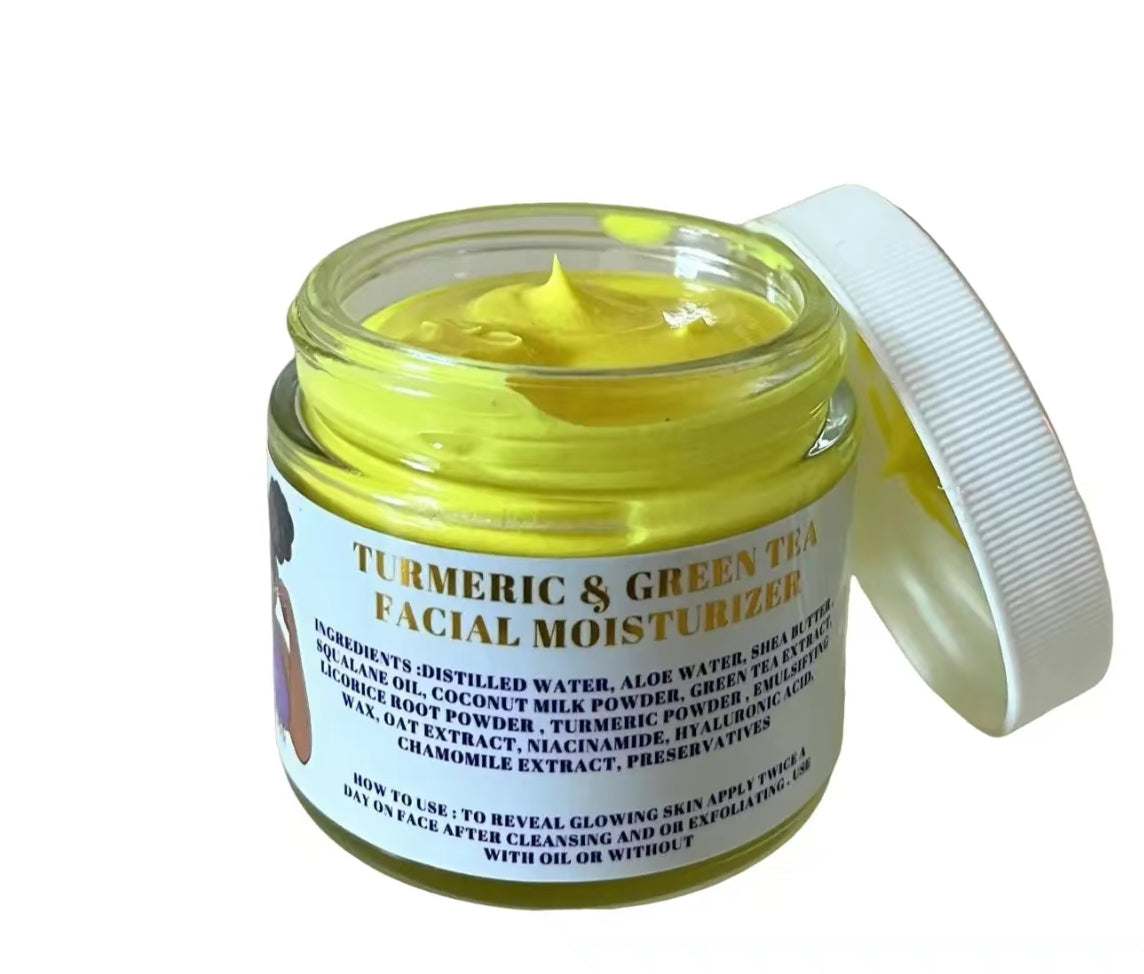 Turmeric moisturizer and oil facial set